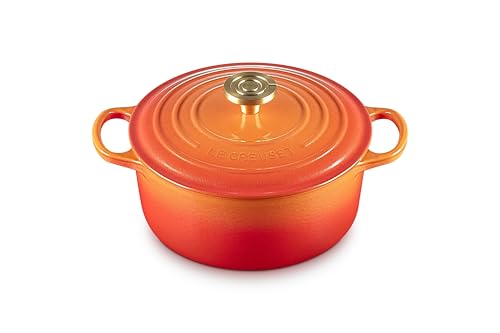 Enameled Cast Iron Round Dutch Oven (Flamme Doree / 4.5 Qt)