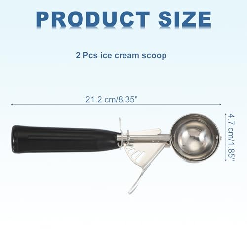 2 Pcs Cookie Scoops Ice Cream Scoop w