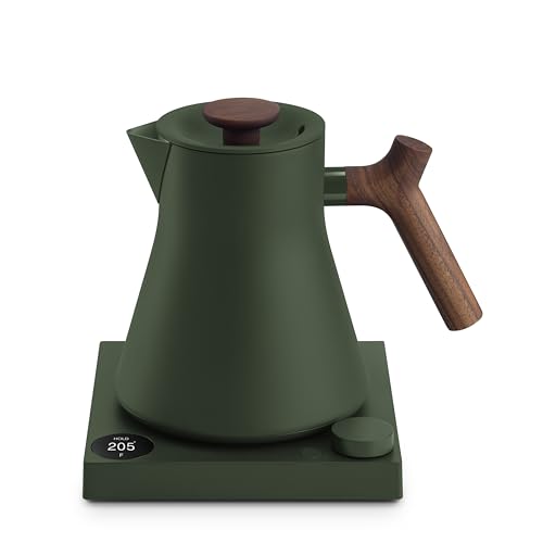 Corvo EKG Pro Small Electric Tea Kettle for Coffee (Woodland with Walnut Handle / Corvo EKG Pro)