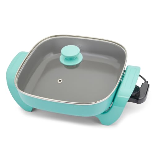 12" 5QT Electric Skillet (Turquoise / 5QT Skillet)
