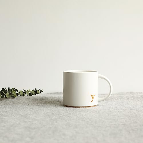 Ceramic Coffee Mug (gold-y)