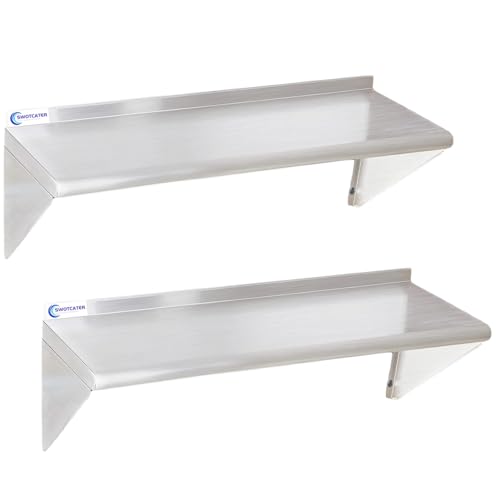 Stainless Steel Shelf 2 Pack 12"x36" (2 Piece Set / 12"x36")