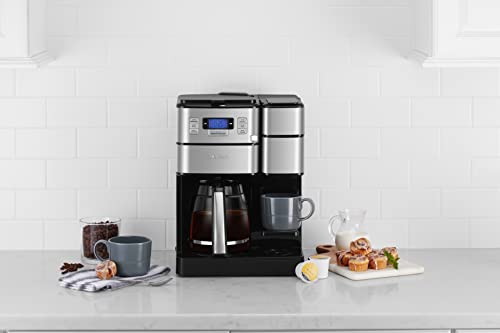 Coffee Maker 2 (12-Cup Glass / Grind & Brew Plus / Stainless)