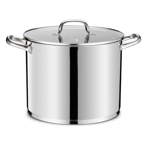 14 QT Stainless Steel Large Stock Pot (14 Quarts)