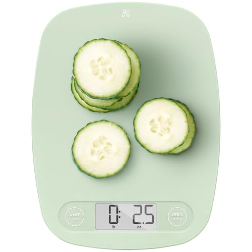 Food Scale Slim & Compact Build (Sage Green)