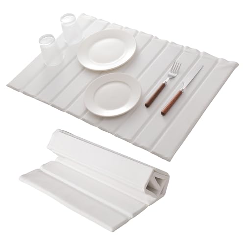 Stone Drying Mat for Kitchen Counter (White / 24.8" x 15.7")