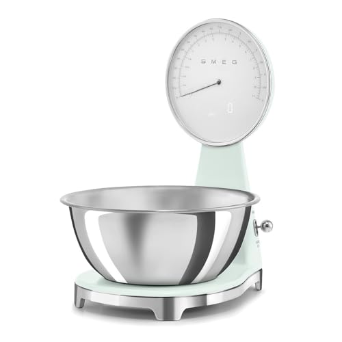 Retro Style Analog & Digital Kitchen Scale (Pastel Green)