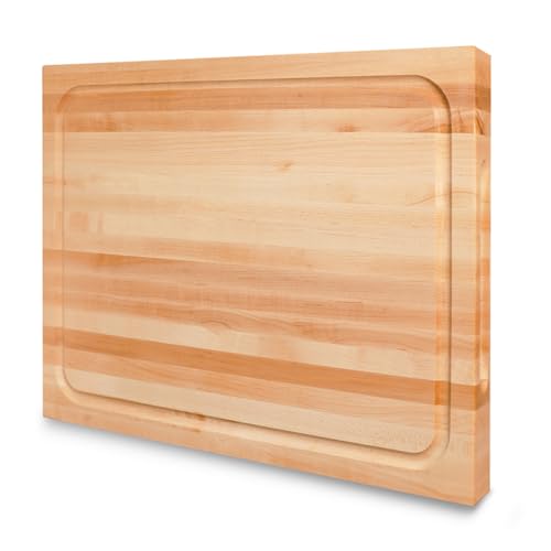 Hard Maple Wood Cutting Board for Kitchen (Hard Maple(1-1/2" Thick))