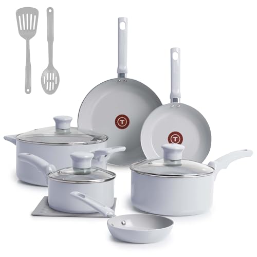 Refresh Ceramic Nonstick Cookware Set (12-Piece Set / Artic Blue)