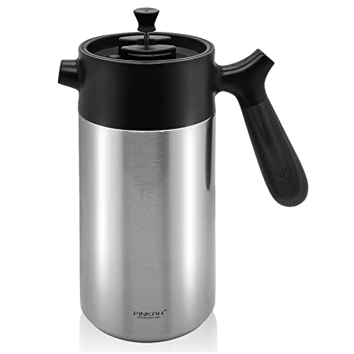French Press Coffee Maker (Stainless Steel / 32oz)