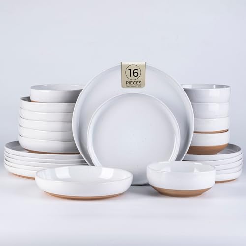 Dinnerware Sets for 4 (White / Service For 4(16Pcs))