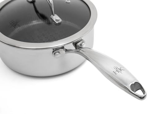 Hell’s Kitchen Hybrid 2.5 Qt Saucepan with Lid (2 Count)
