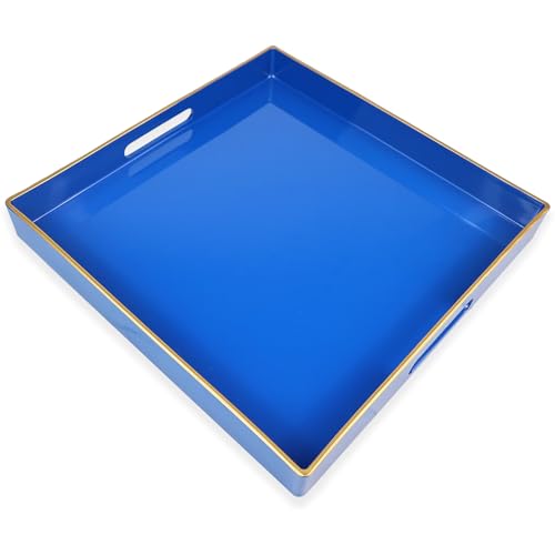 Blue Decorative Tray for Living Room (Bg001r)