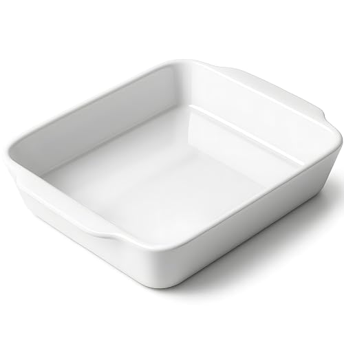 HOMBENE 3 QT Wide Ceramic Baking Dish
