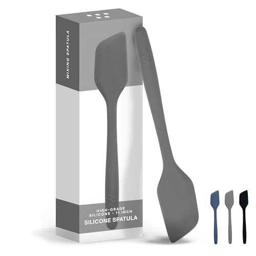 Nonstick Safe Silicone Spatula (Gray)