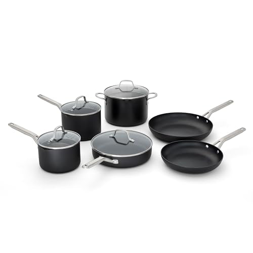 Hard Anodized Nonstick 10 (10-Piece Set)