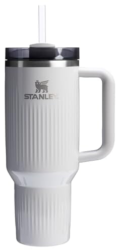 Quencher H2.0 Tumbler with Handle and Straw 40 oz (40 Ounces / Fluted Ash Gloss)