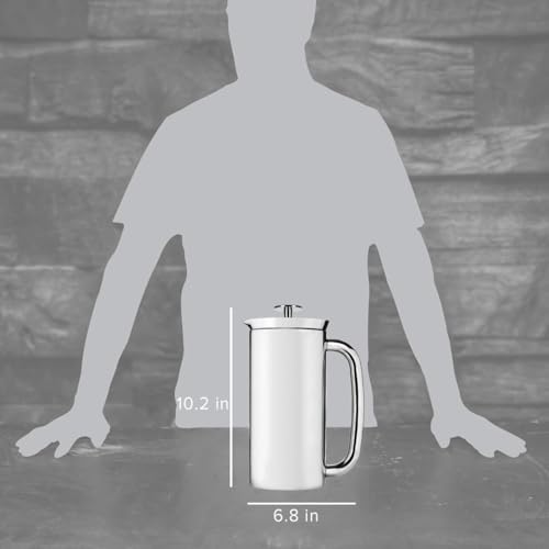 P7 French Press (32 oz / Polished Stainless Steel)