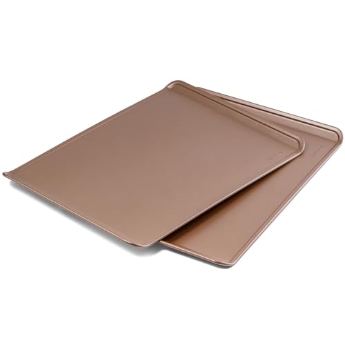 13 x 17 inch Nonstick Cookie Sheet 2 (17'' Cookie Sheet Pan 2-Pack)