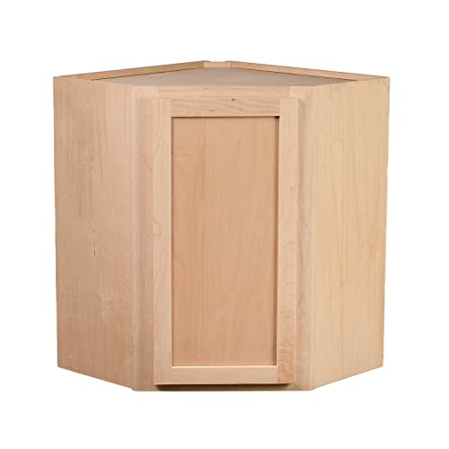 Quicklock RTA (12"D x 24"W x 42"H Corner / Raw Maple)