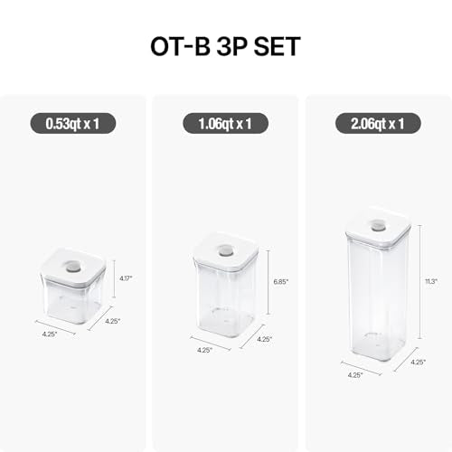 Premium Airtight Food Storage Containers (OT-B 3P SET)
