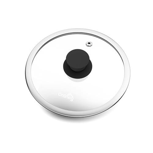 8 Inch Pan Lid For Pots Pans and Skillets (Wide Rim / 8 Inch)