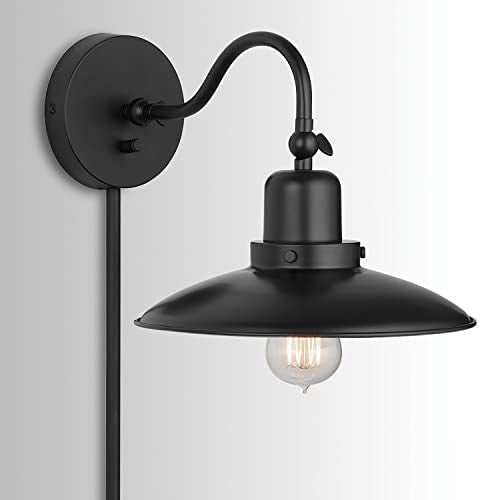 Capital Lighting 634811MB Dewitt Metal Portable Wall Sconce (Matte Black)