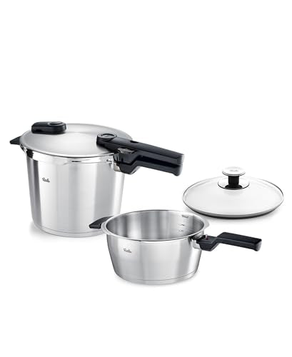 Vitaquick Premium 3 Piece Pressure Cooker Set (6.3 Quarts)