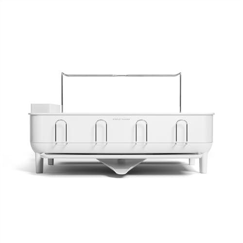 Steel Frame Dishrack (White / Full-Size (20'' X 22.3'' X 11.5''))