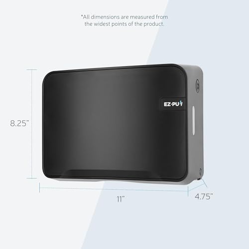 EZbrnd Wall Mount MULTIFOLD Paper Towel Dispenser for Kitchen