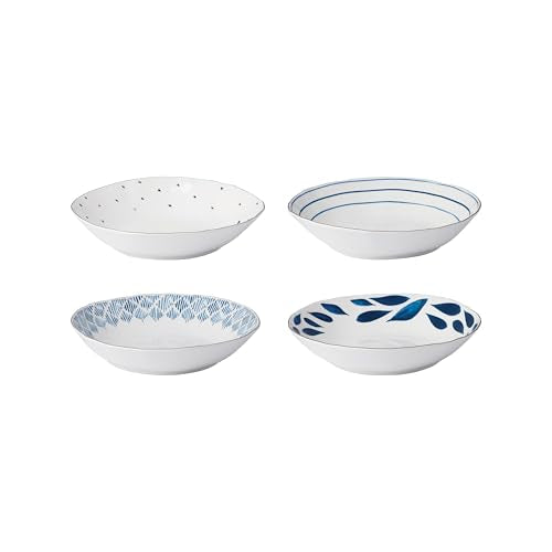 897257 Blue Bay Dinner Bowls (Dinner Bowls, Assorted, Set of 4)