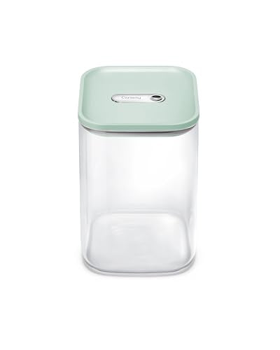 4 qt Glass Airtight Food Storage Container with Lid (Mist / 4qt Container)