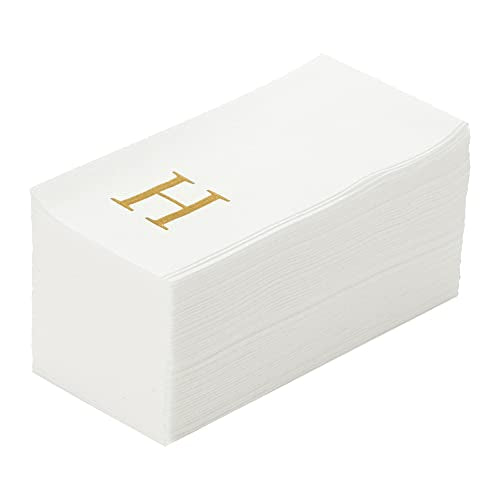 Luxenap 15.8 X 7.9 Inch Linen (Gold / 50 Count / H)