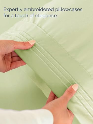 Twin XL 3 Piece Sheet Set (16 - Light Sage Green / Twin XL)