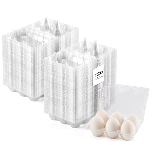 120Pack Jumbo Egg Cartons Duck Egg Cartons Extra Large Egg Containers