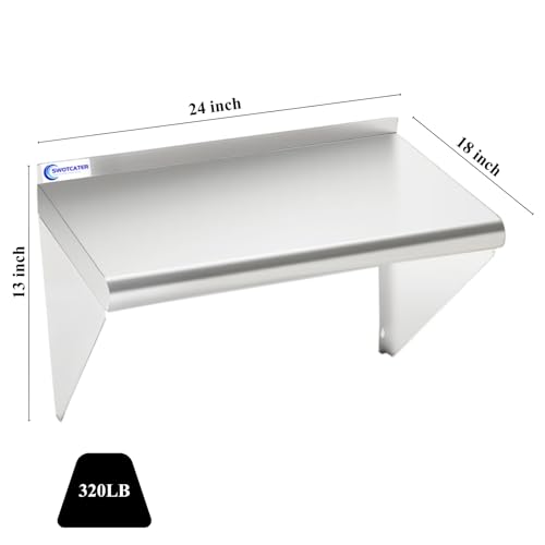Stainless Steel Shelf 2 Pack 18"x24" (2 Piece Set / 18"x24")
