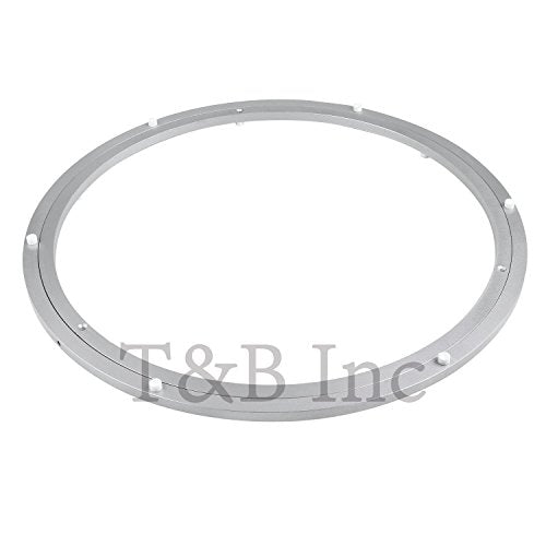 24 Inch Lazy Susan Hardware Turntable Bearing 380 LBS Load Capacity Heavy Duty Lazy Susan Parts Kit Rotating Ring Mechanism for Dining Tables (24-Inch (12mm))