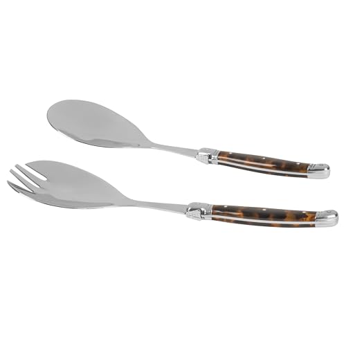 Laguiole Connoisseur Tortoise Shell Salad Servers Set (Tortoise Shell)