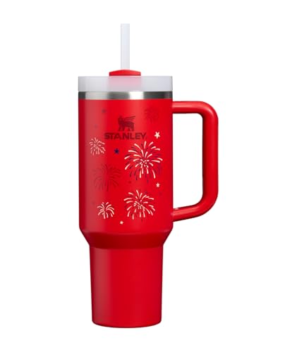 Quencher H2.0 Flow State Tumbler (40 Ounces / Chili Red Fireworks)