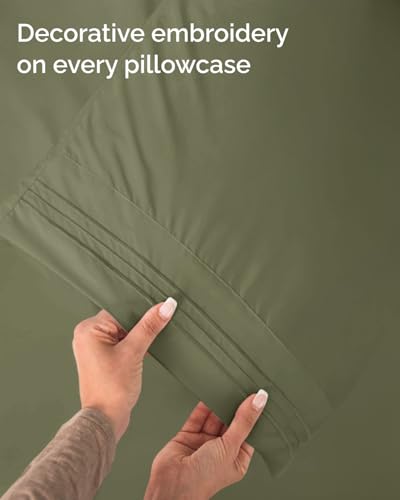 Twin Size 3 Piece Sheet Set (15 - Sage Green / Twin)