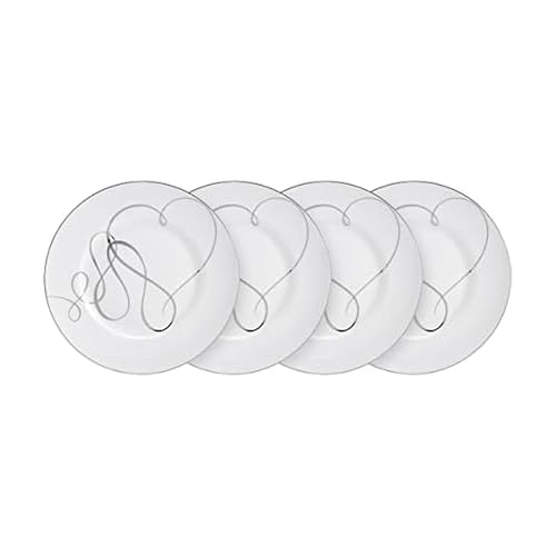 Love Story Platinum Banded Salad Plates (Salad Plates)