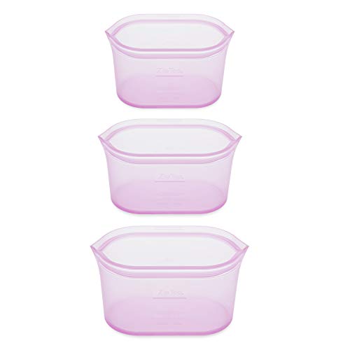 Reusable Food Storage Bags (Lavender / 3 Dish Set)