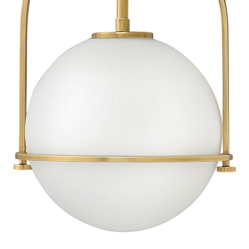Somerset Small Adjustable Pendant Light (Heritage Brass / Medium)