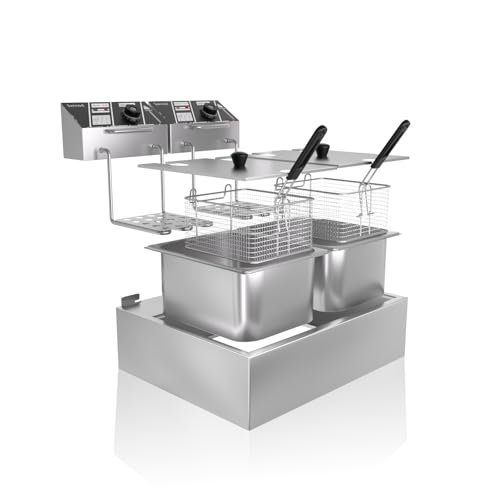 Commercial Deep Fryer with Baskets (82)