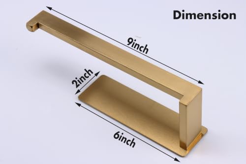Hand Towel Holder (1 Pack 9 In / Brushed Gold)