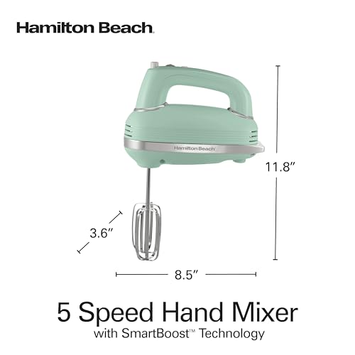 Retro 5 Speed Electric Hand Mixer With SmartBoost Technology (5 Speeds)