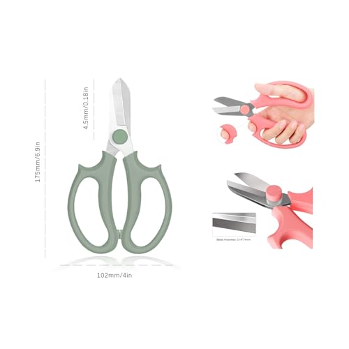 Flower Scissors (Green Slender 2pics)