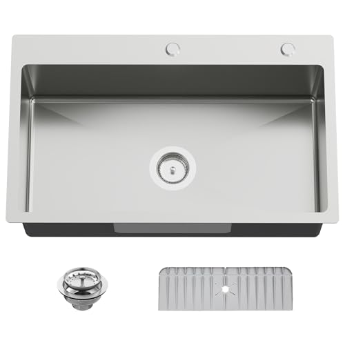 30x18 In Drop Inch Kitchen Sink (30x18 Stainless)