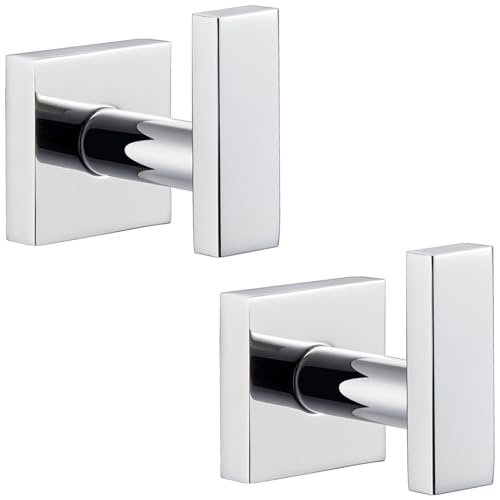 Towel Hooks for Bathroom (Polished Chrome)