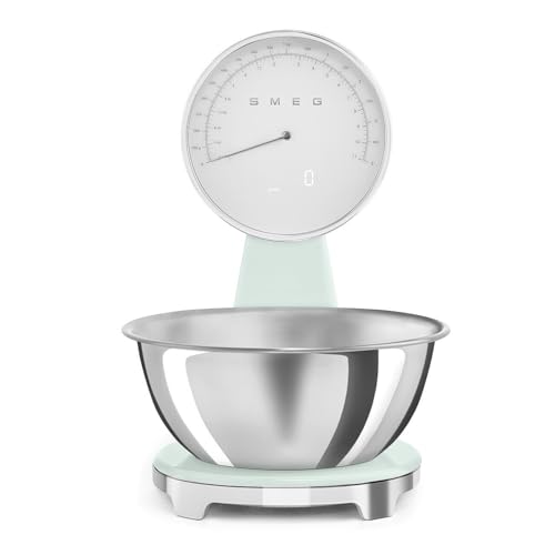 Retro Style Analog & Digital Kitchen Scale (Pastel Green)